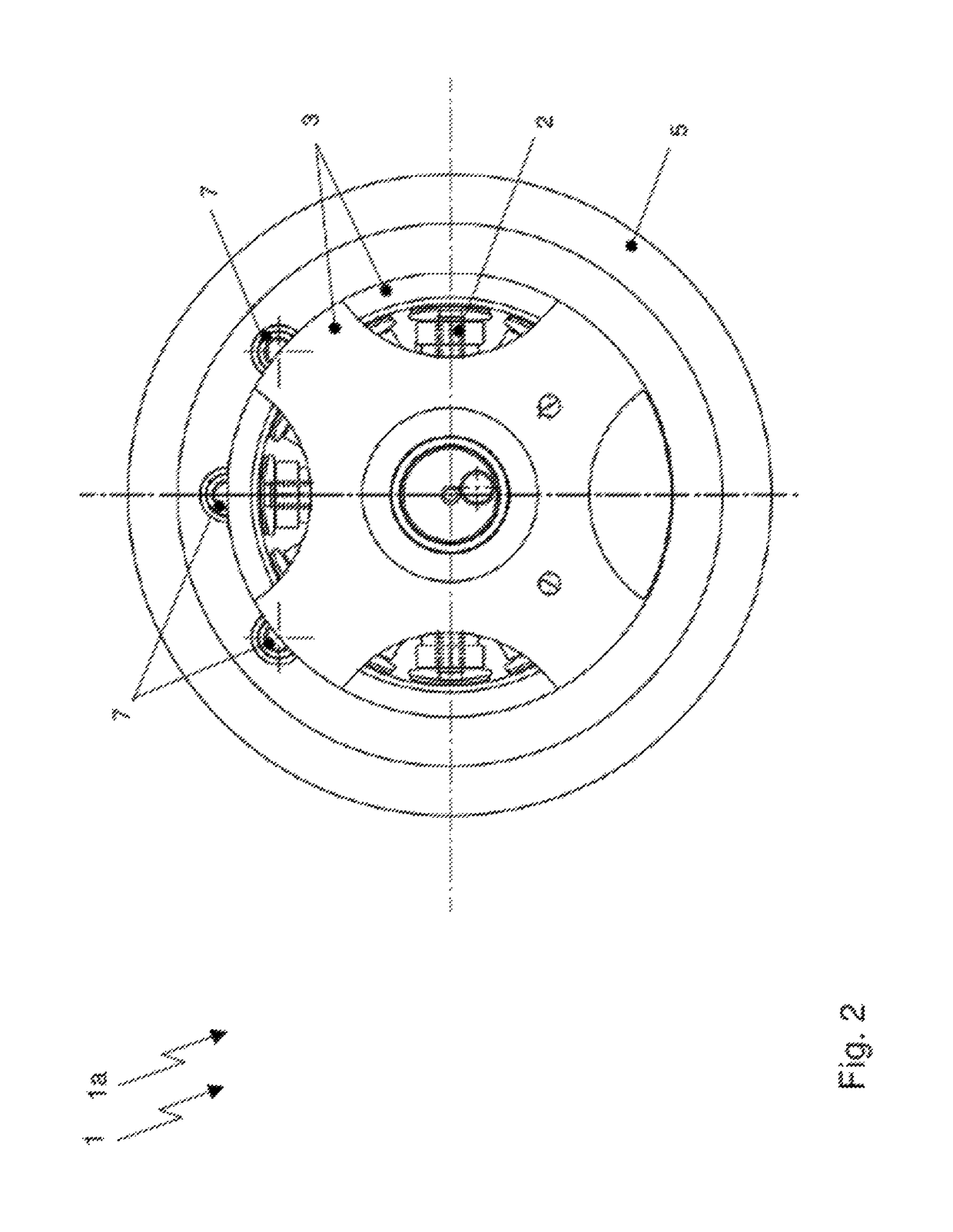 Electrical implementation unit having a conical contact surface engaging a conical borehole formed in a housing of an electrical component