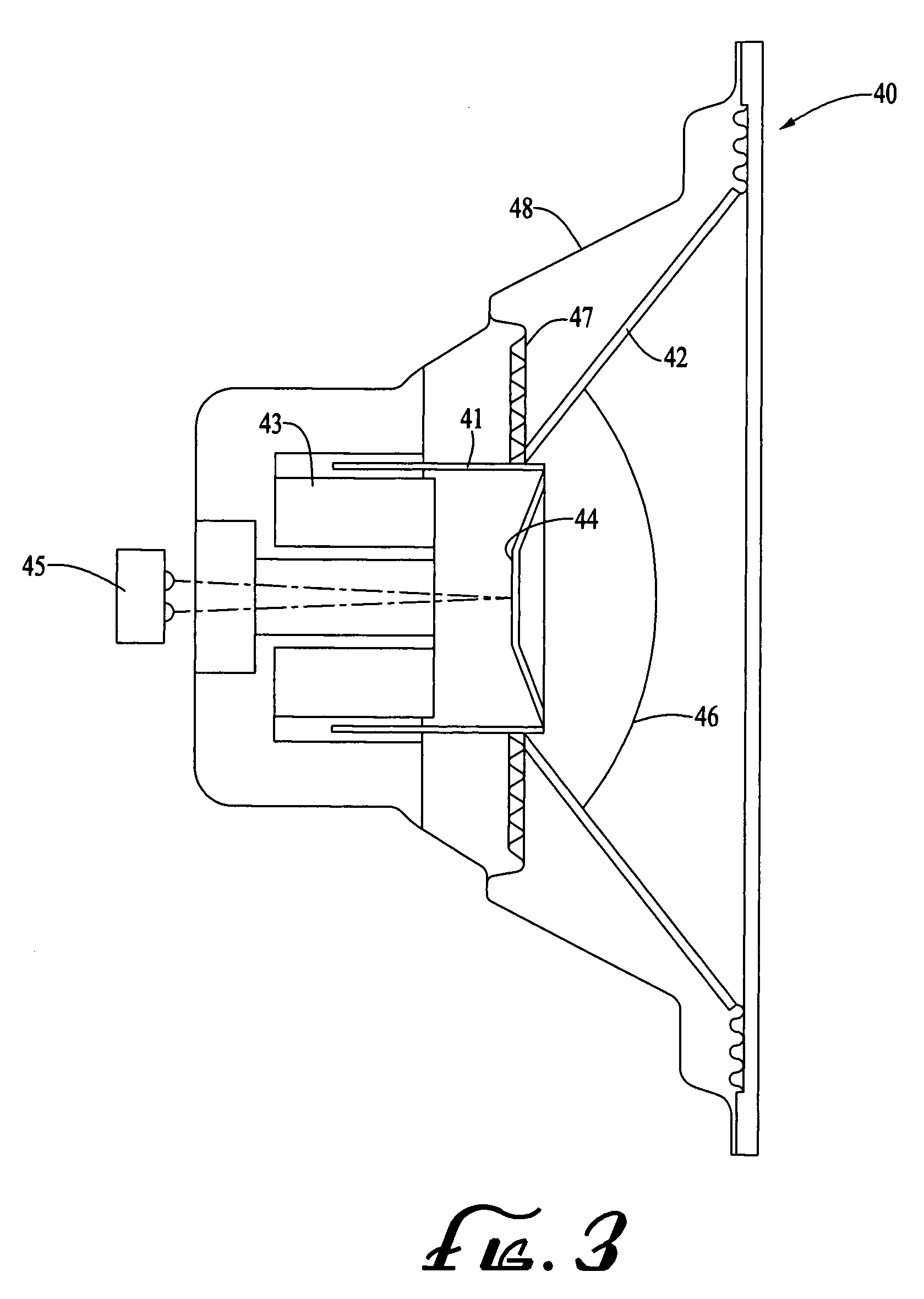 Speaker system for musical instruments