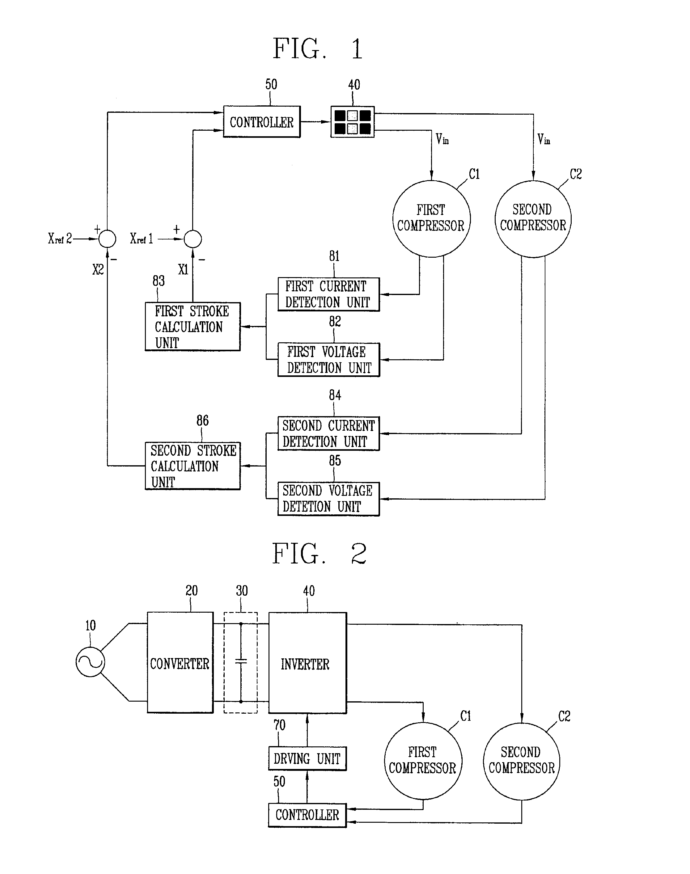 Machine including compressor controlling apparatus and method