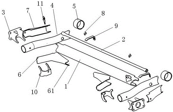 Rear torsion beam assembly of vehicle