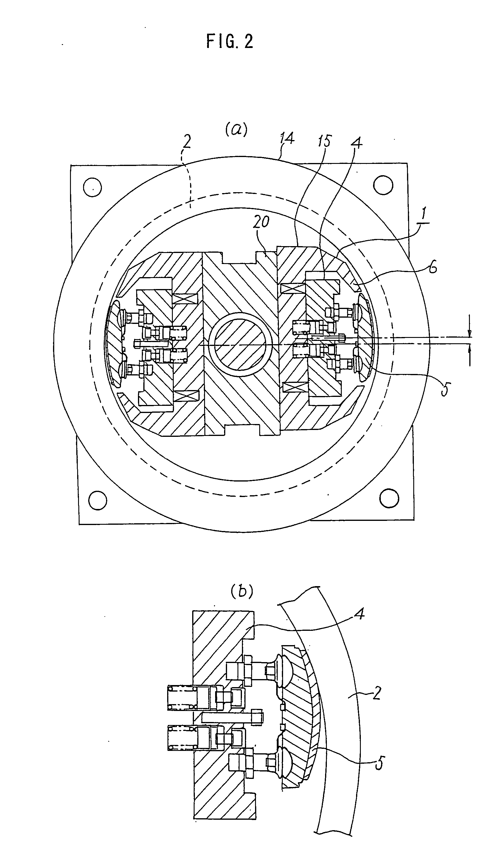 Brake structure of traction machine