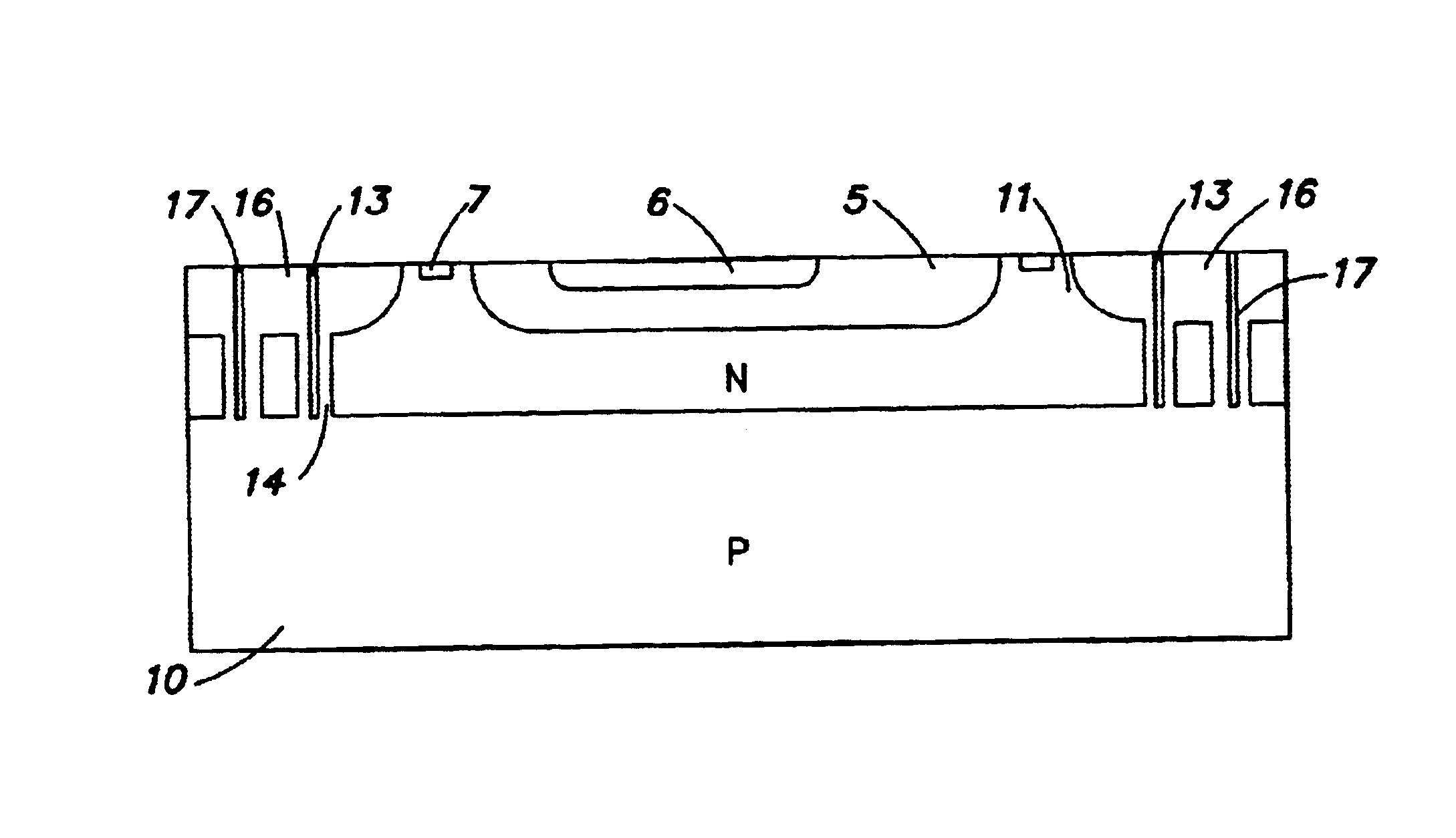 Vertical power component