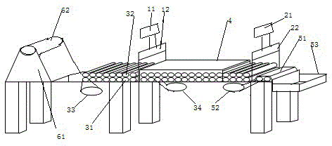 A prepreg cutting device and cutting method