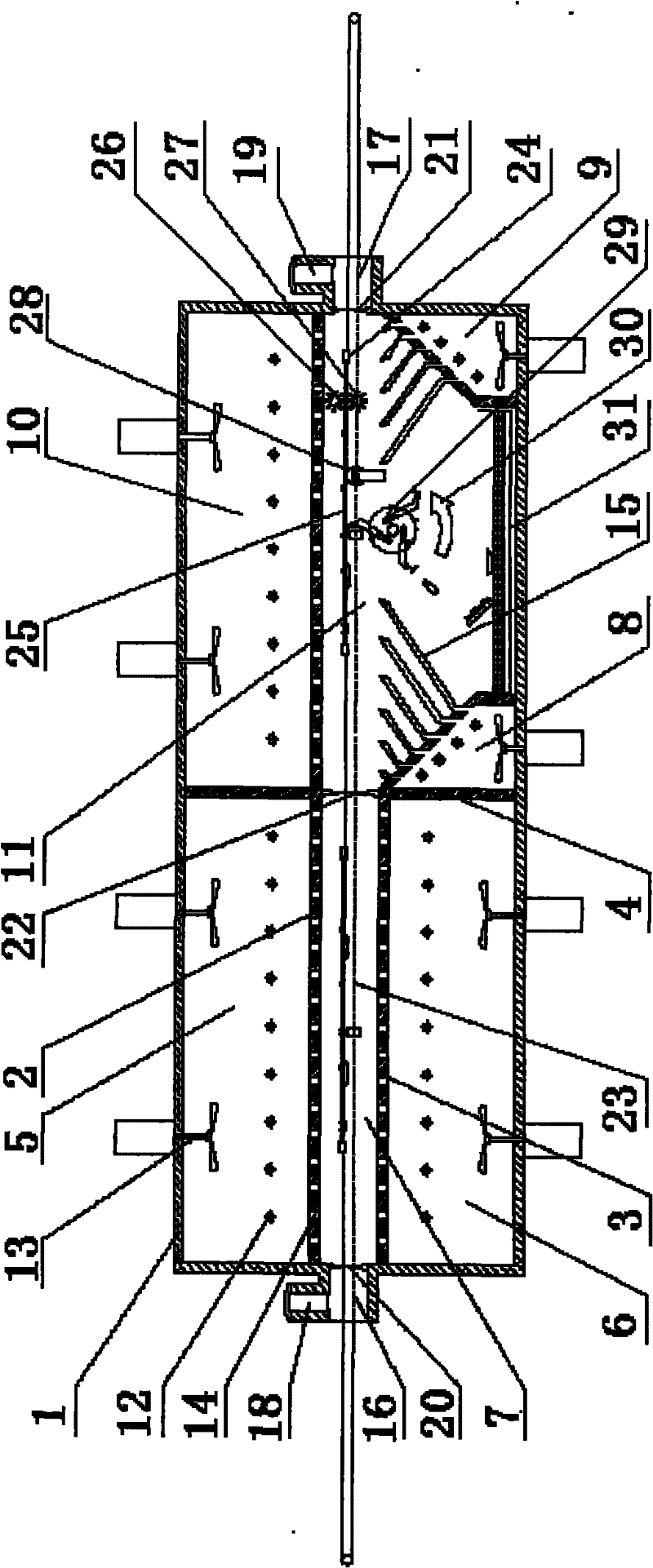 Waste circuit board hook pulling and dismounting device