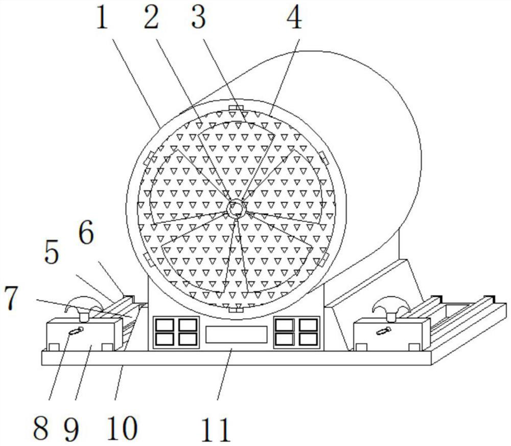 An easy-to-install CNC fan