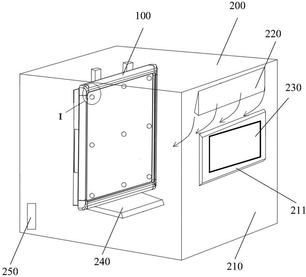 Touch all-in-one computer water and fog resistance detection device and method