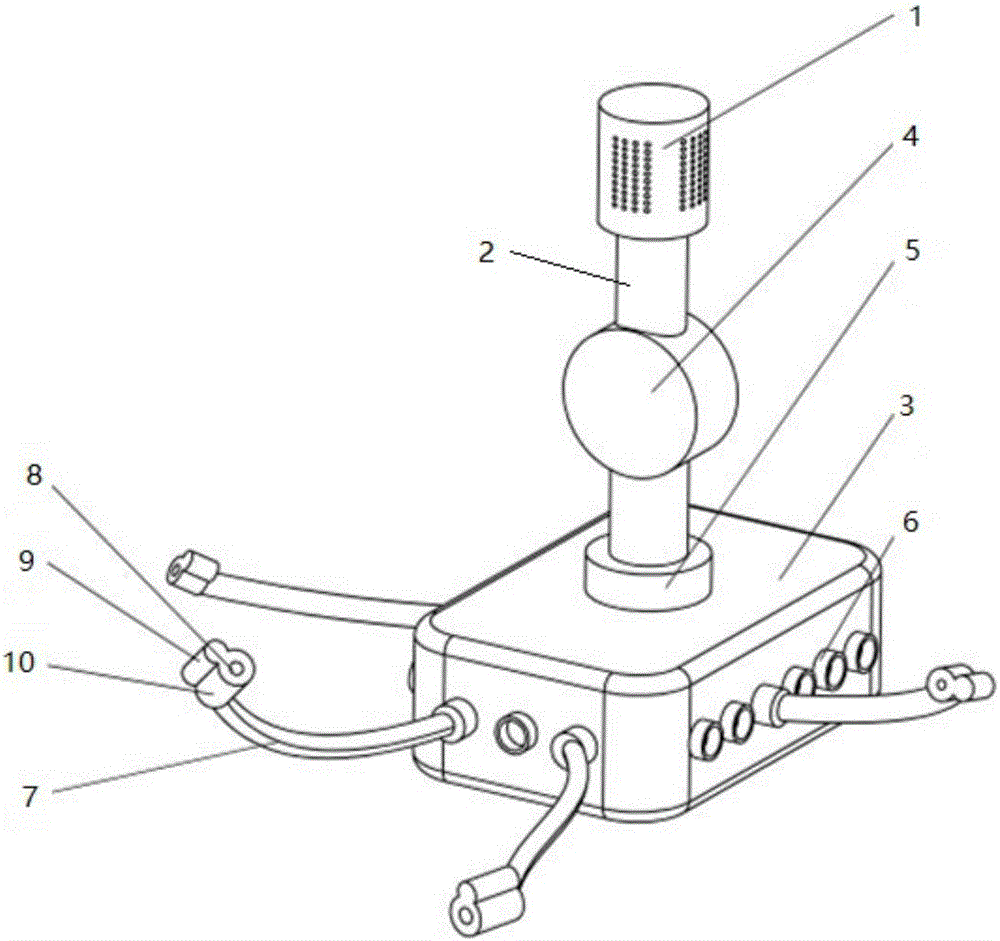 Novel pressure-accumulation underwater moving object attitude control system