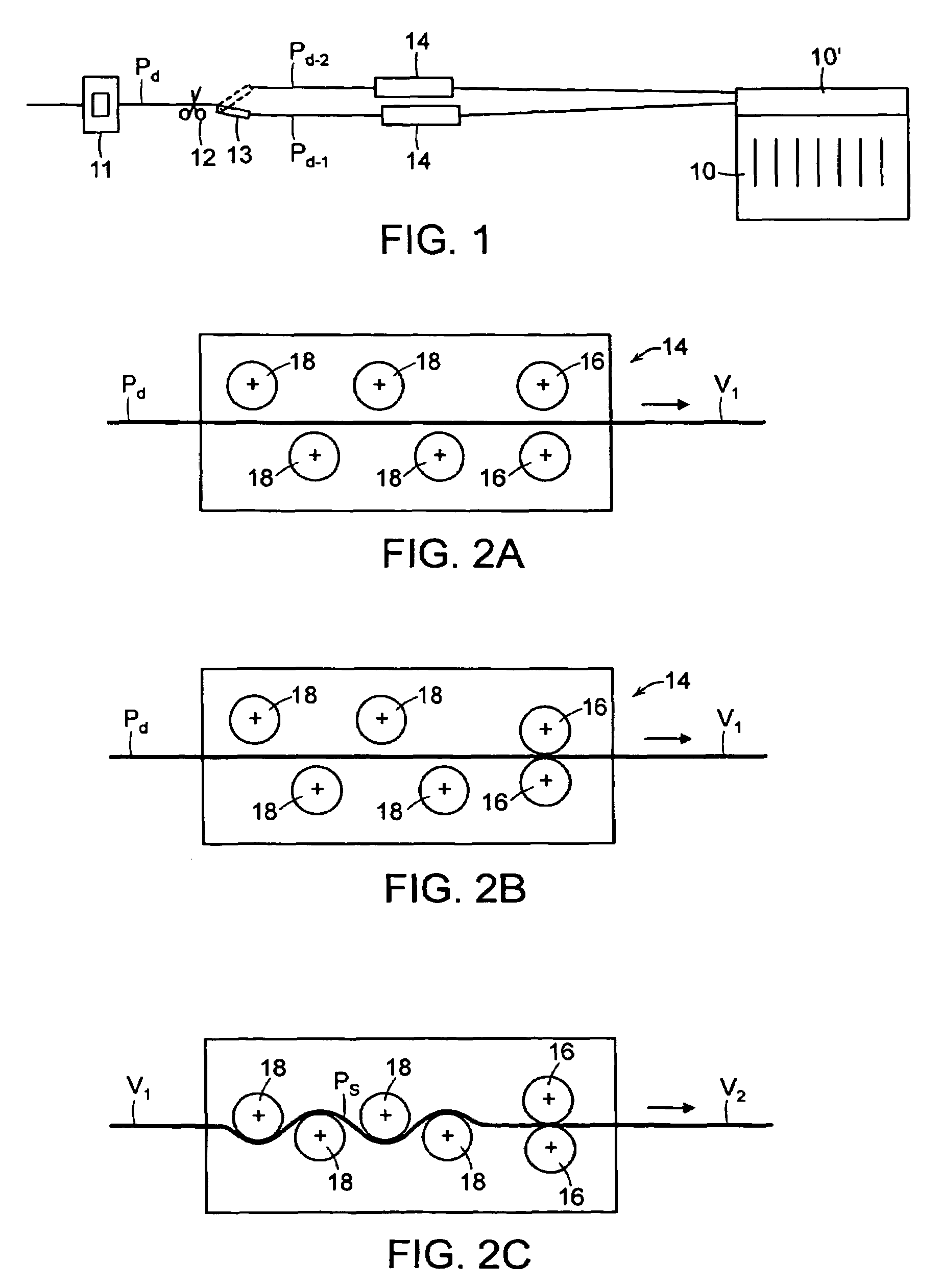 Method of subdividing and decelerating hot rolled long products