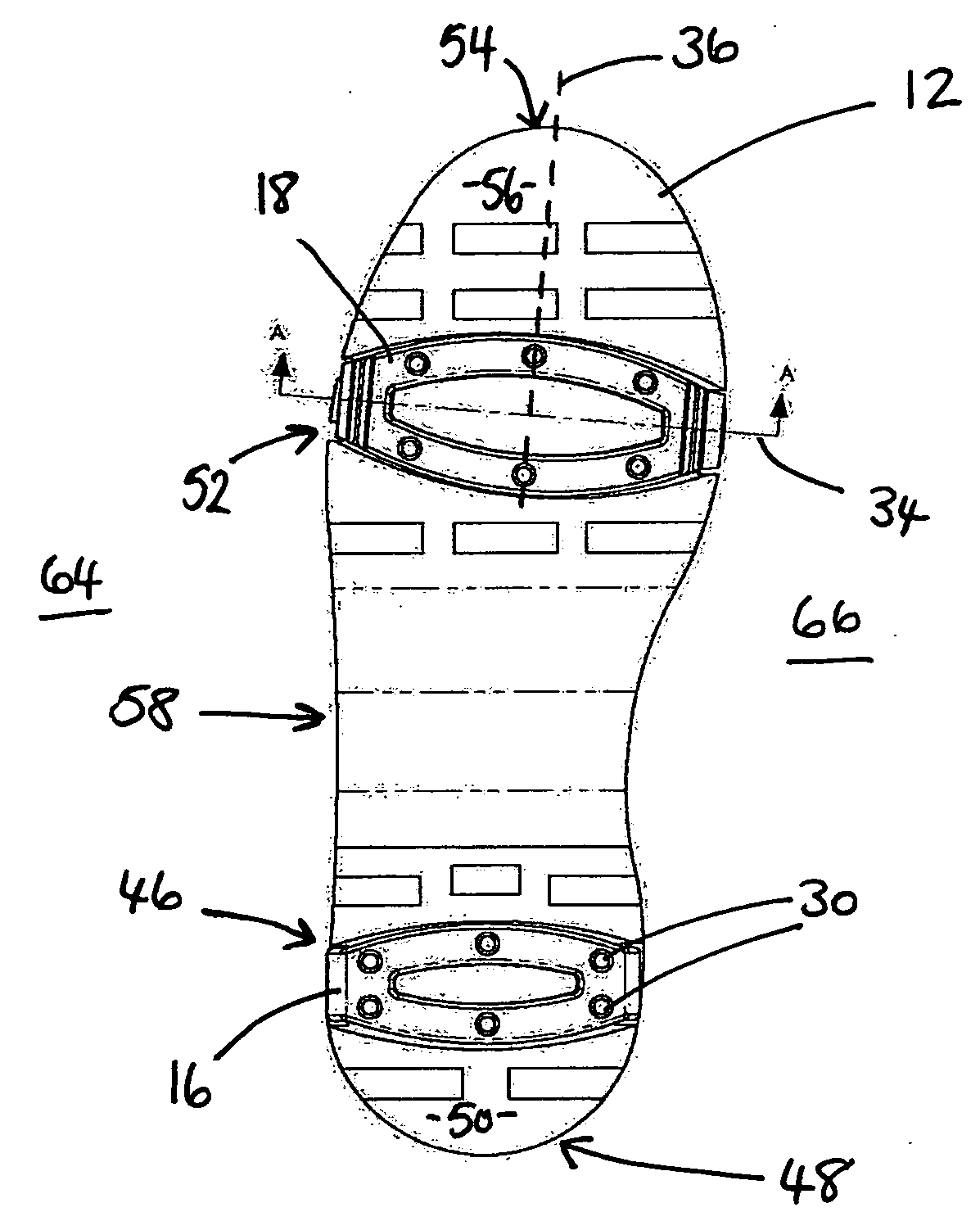 Attachments for an item of footwear