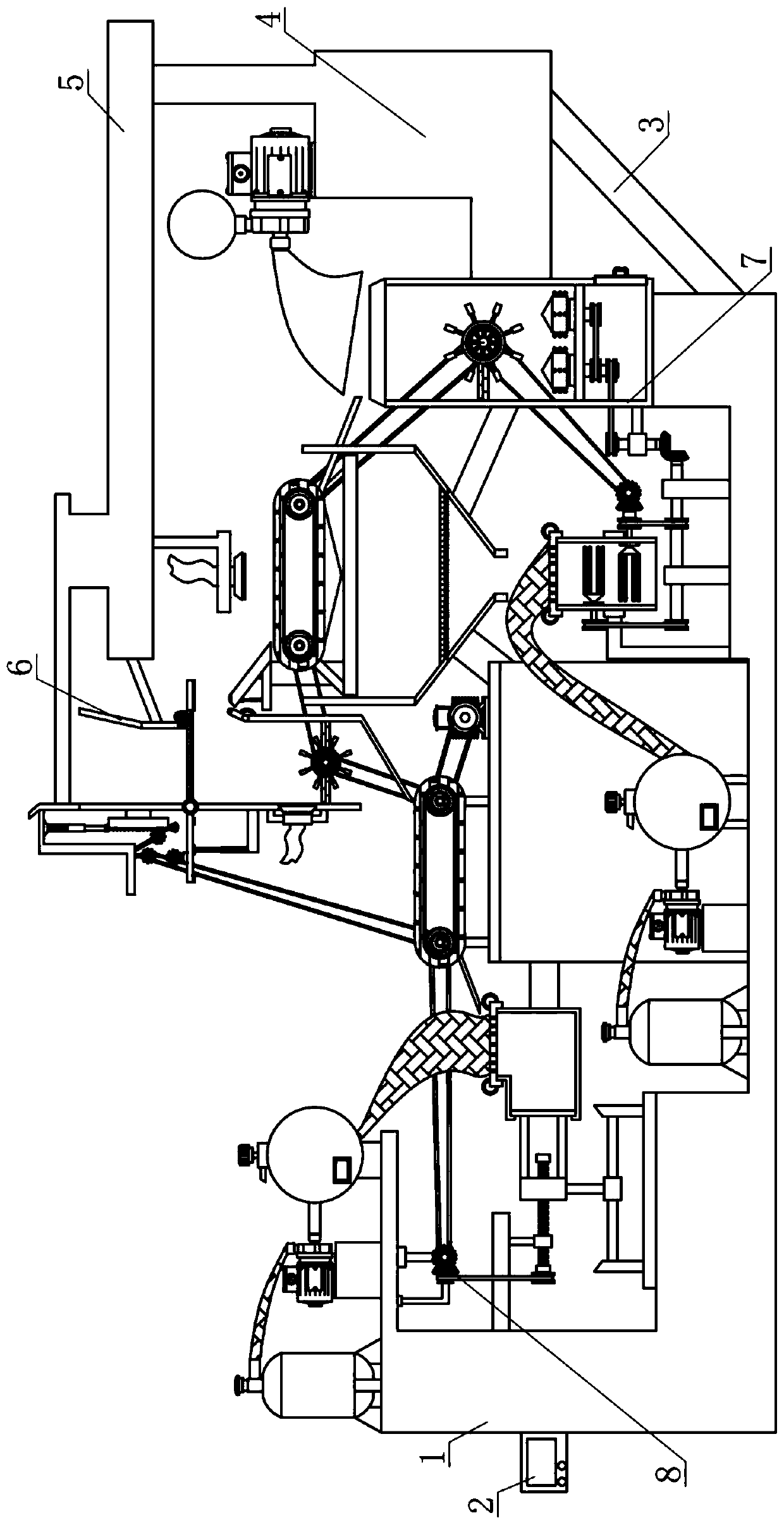 Coal mine gas extraction device