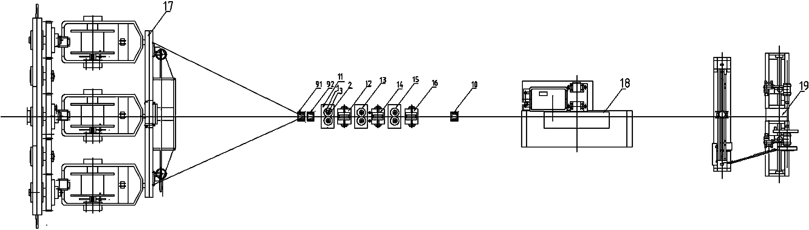 Stranded cable outer-diameter control device for superconducting cable conductor for nuclear fusion device and control method