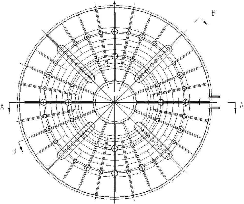 Large-outer-diameter hot plate of vulcanizing machine and preparation method for large-outer-diameter hot plate