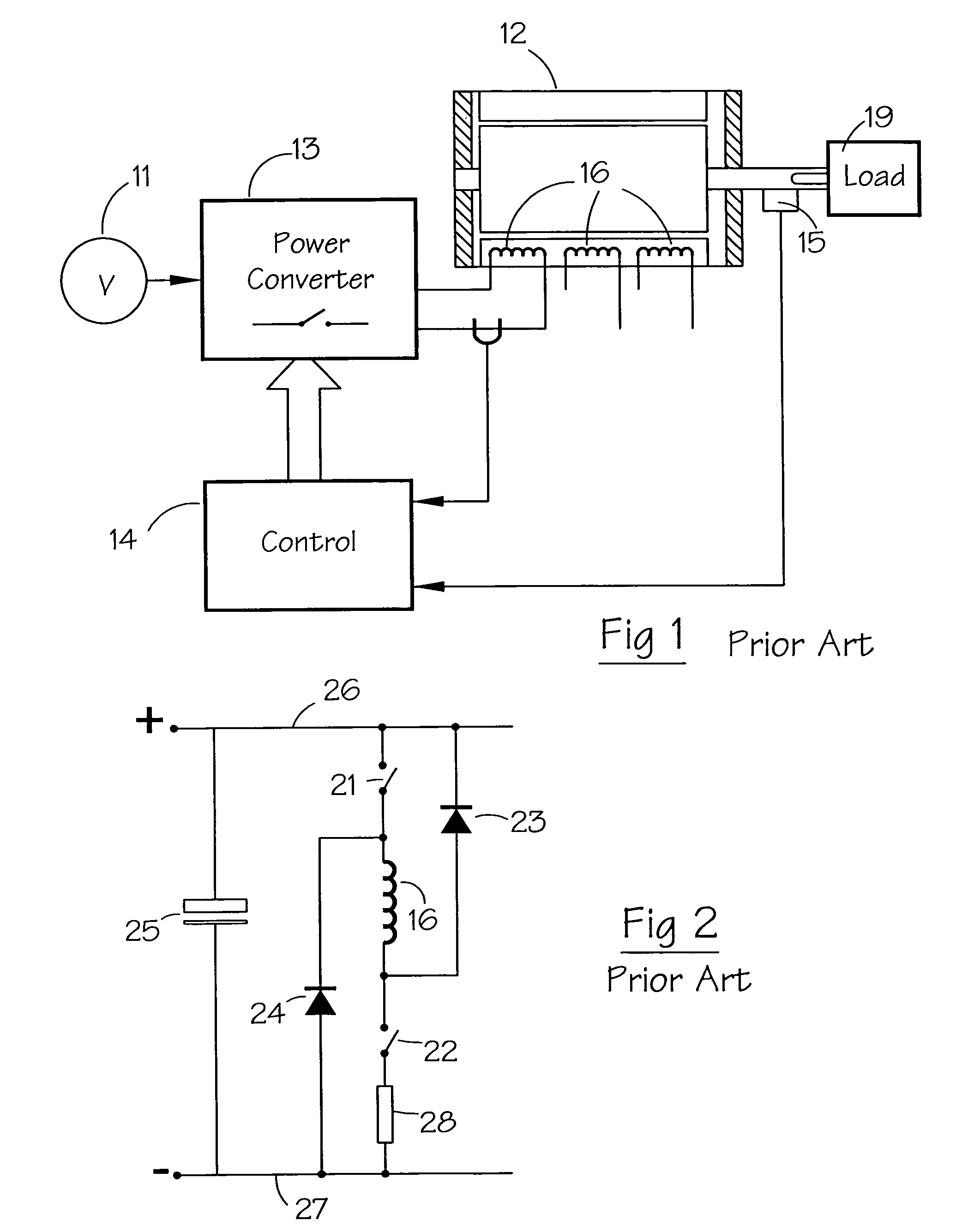 Rotor position determination in a switched reluctance machine
