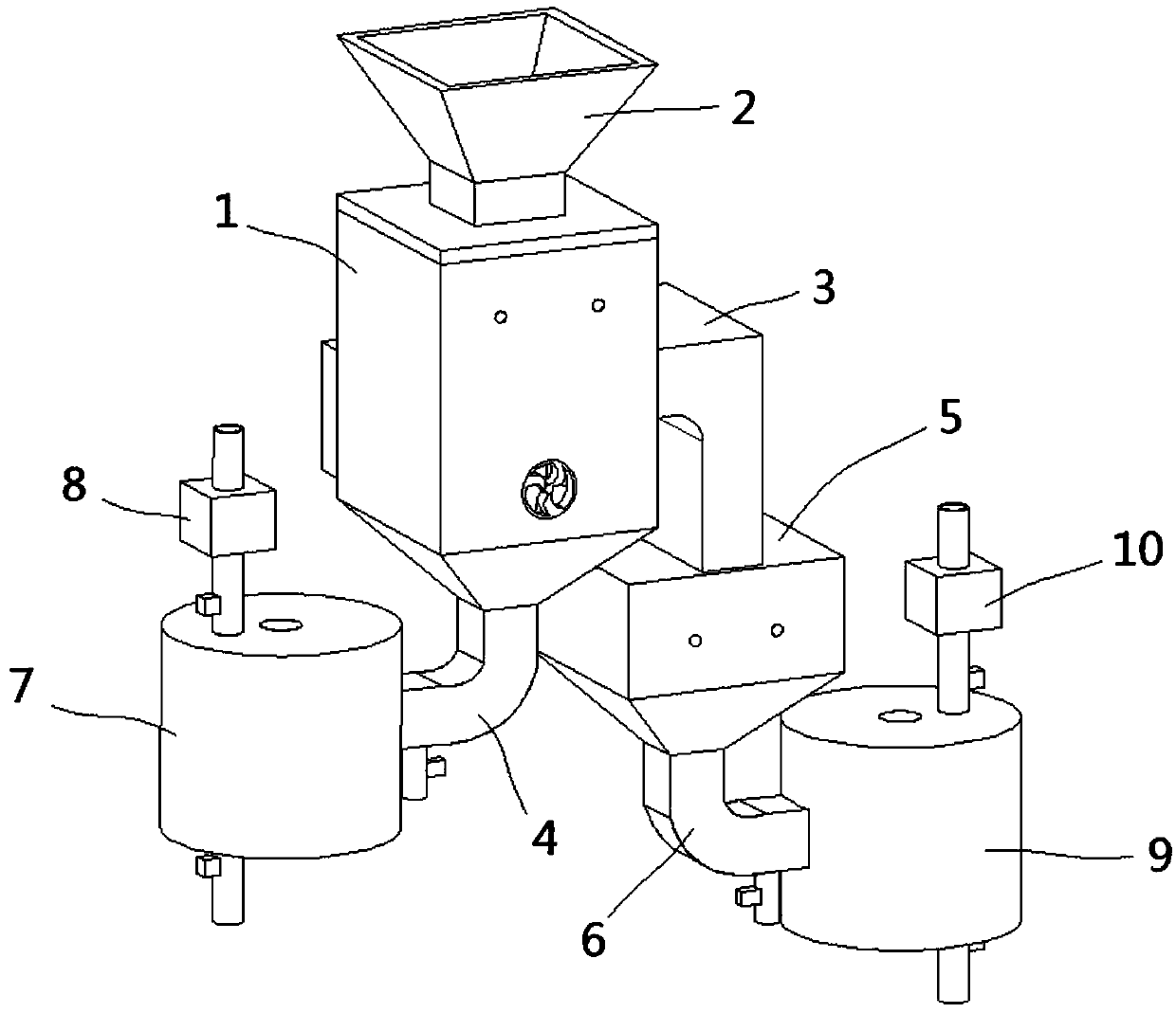 Industrial solid waste disposal device