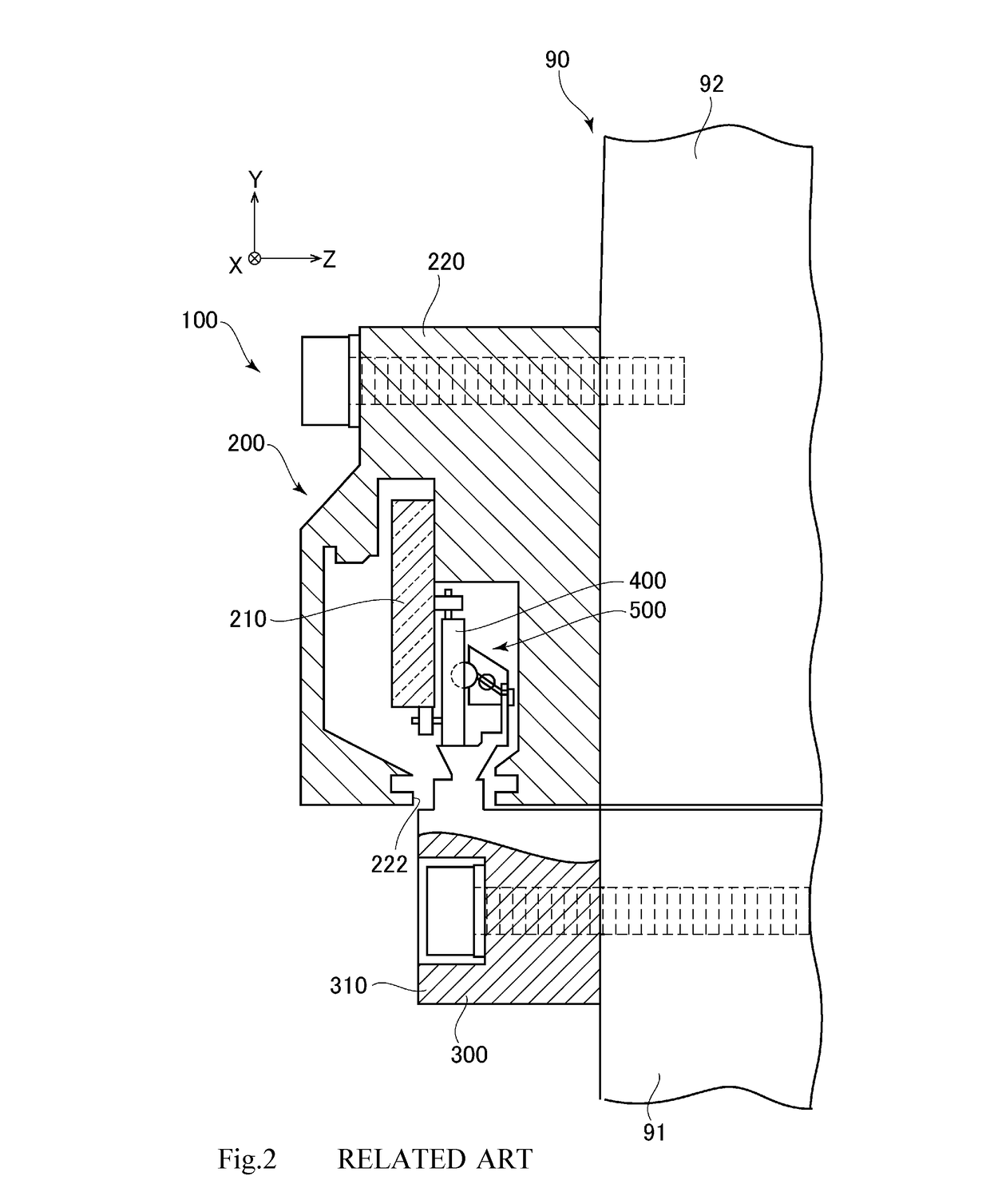 Linear displacement measuring apparatus