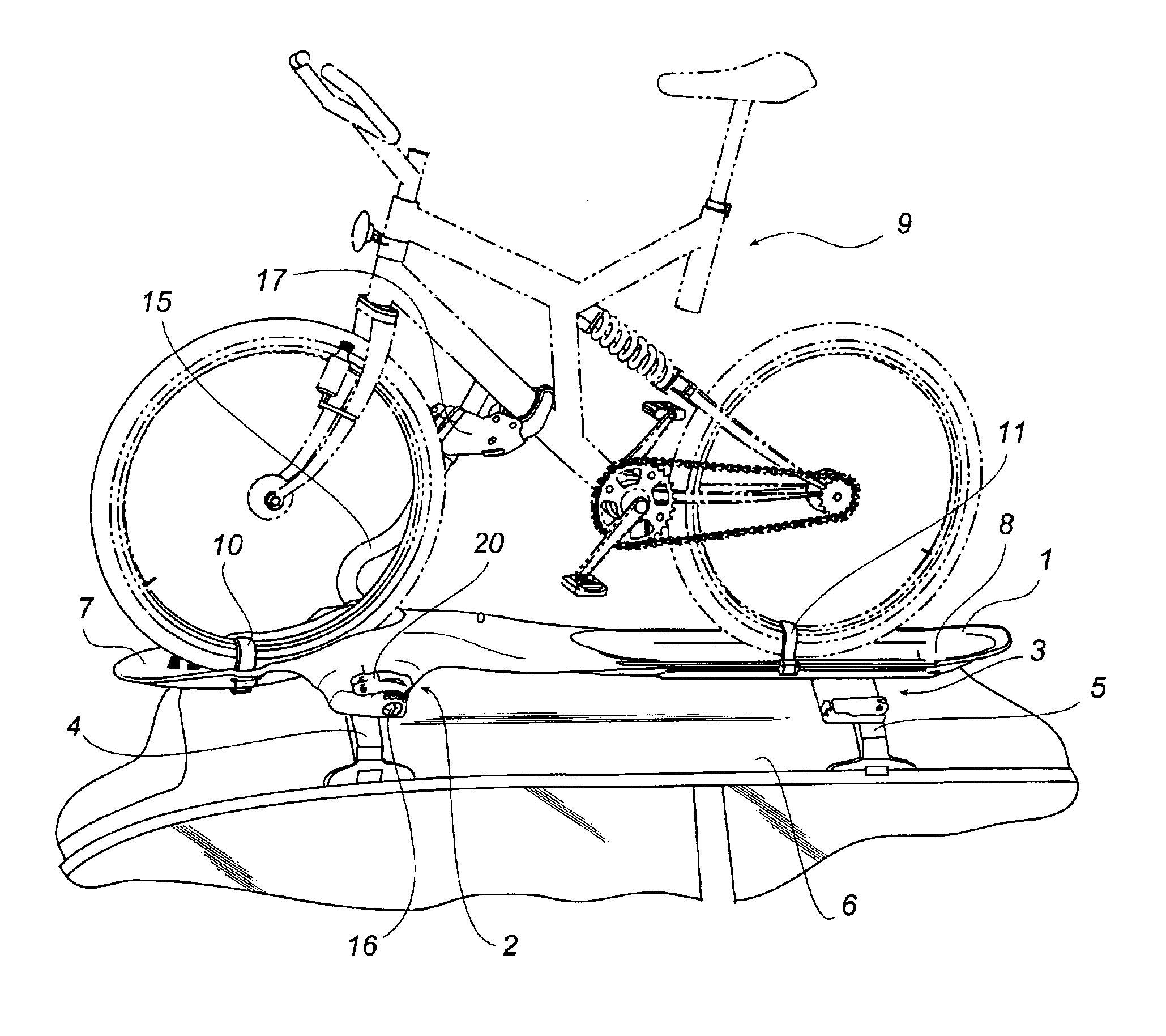 Bicycle holder for vehicles