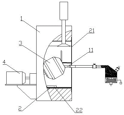 Dry method coating device