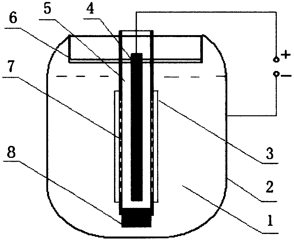 Extracting device for active components of traditional Chinese medicine by utilizing electric field-induced free radicals