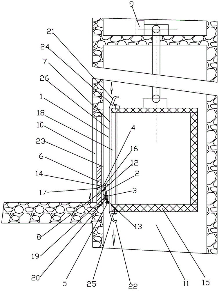 Elevator protective door