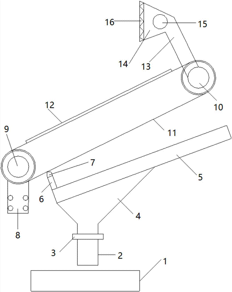 Automatic machine tool scrap iron cleaning device