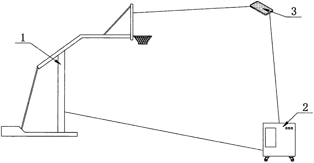 Auxiliary shooting device for physical training