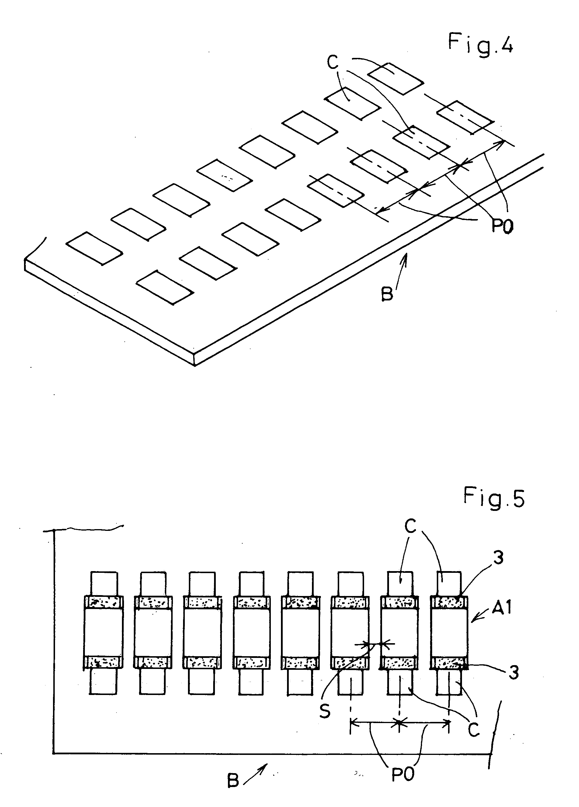 Mounting structure of double-path chip resistor