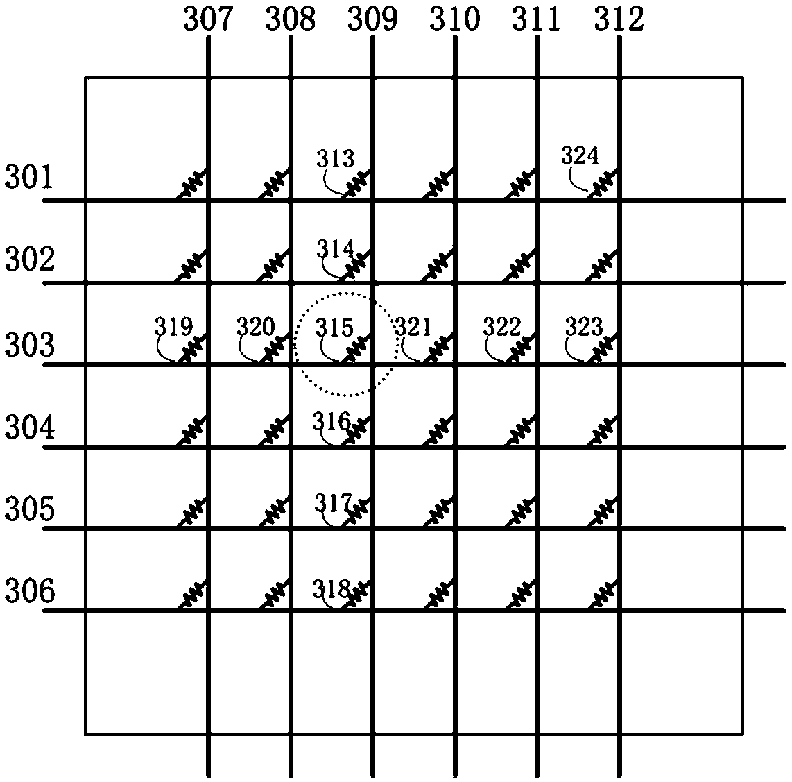 Memristor resistance state number expansion structure and a related method