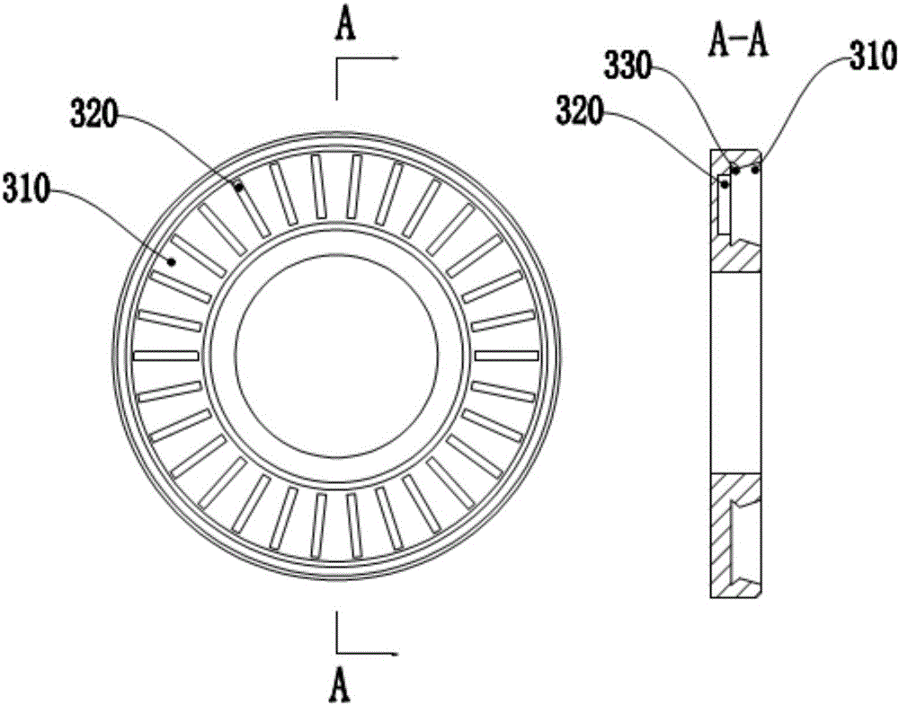 Permanent magnet rotating core and motor rotor employing same