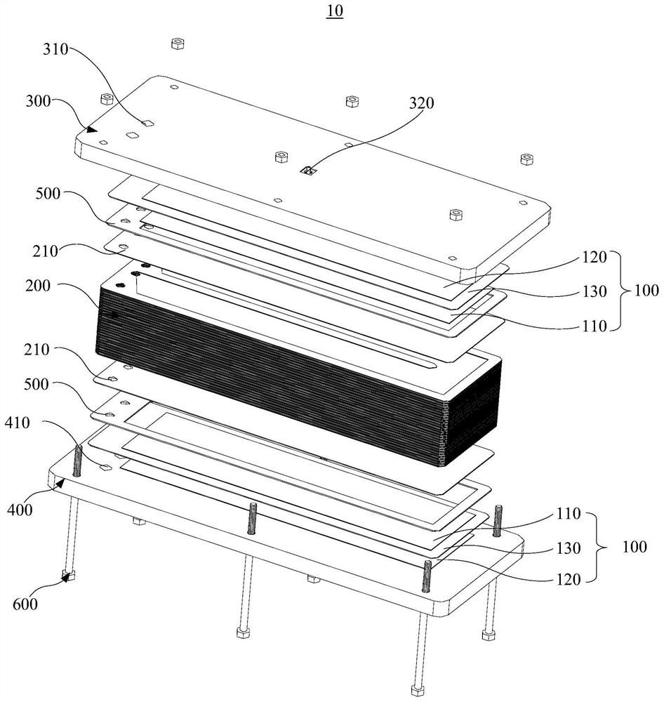 Electrodeionization water purification device and household water purification device