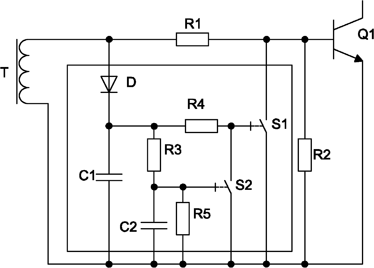 Preheating circuit applied to fluorescent lamp electronic ballast