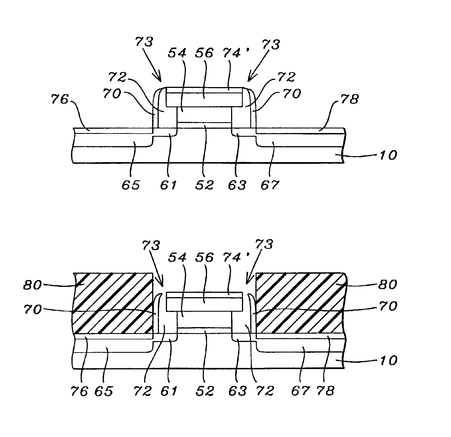 Gate stack for high performance sub-micron CMOS devices