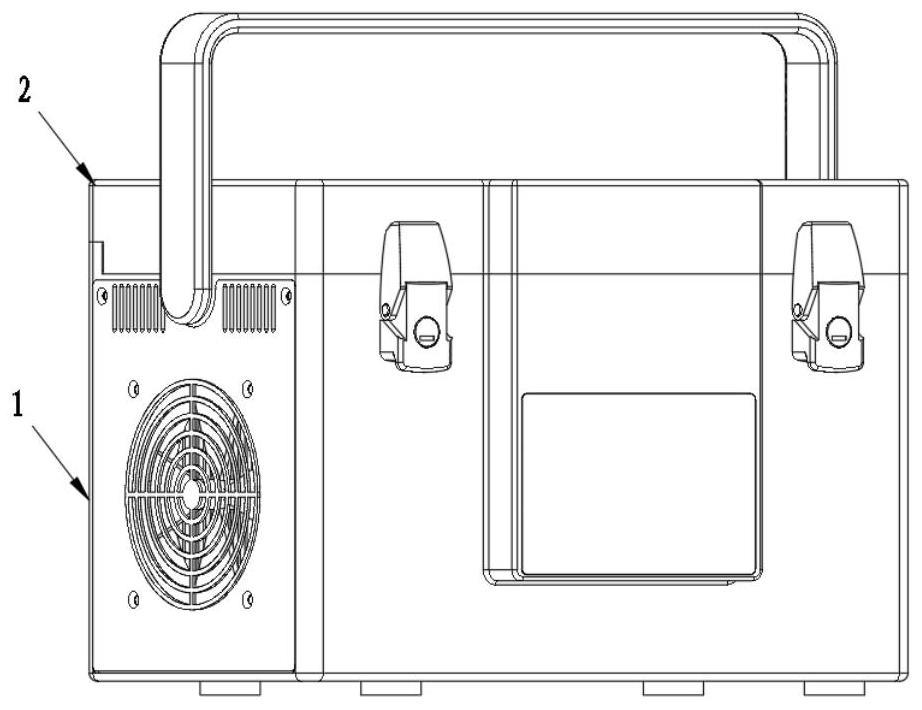 Portable heat preservation transfer box based on Internet of Things technology