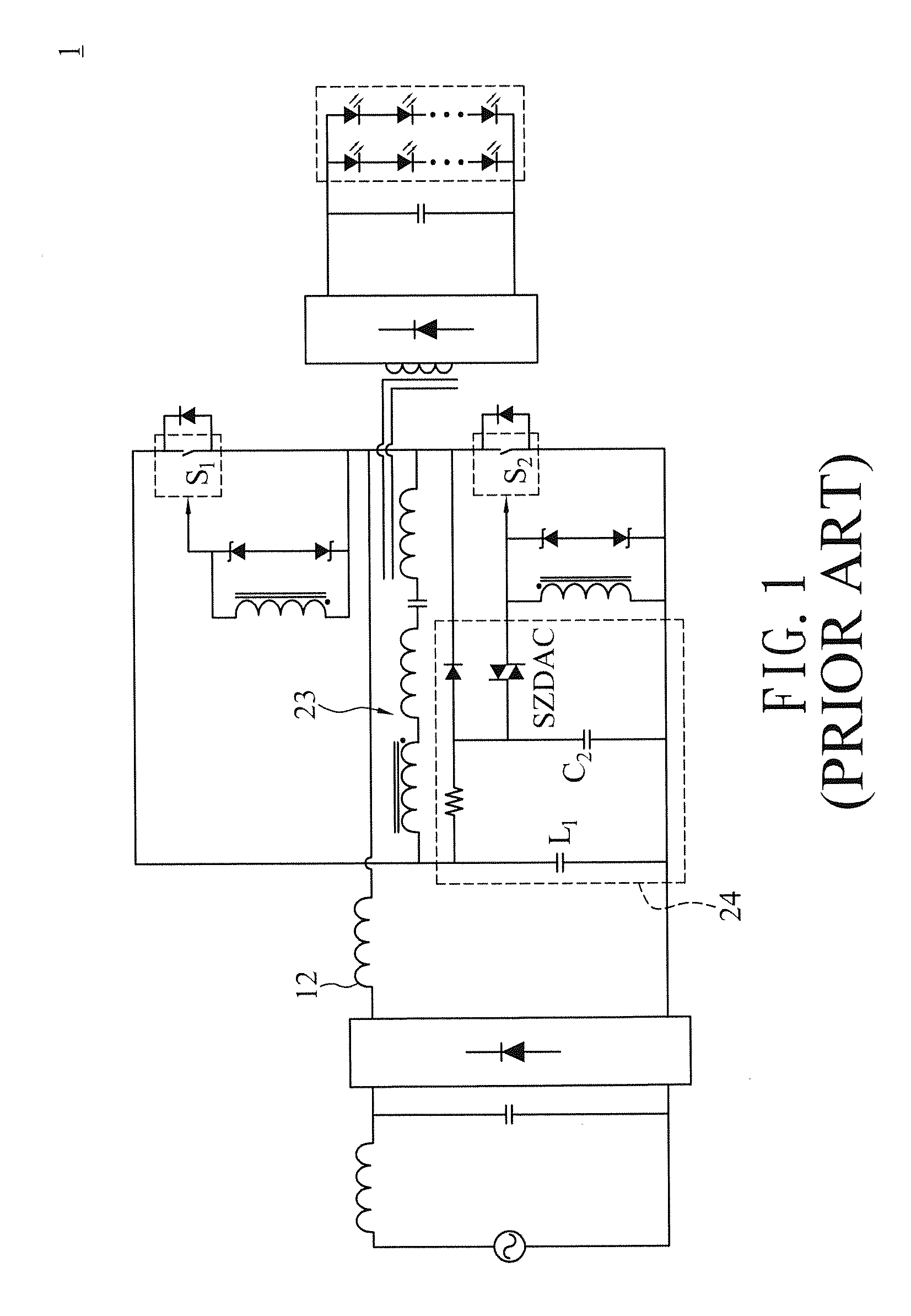 Self-excited power conversion circuit for secondary side control output power