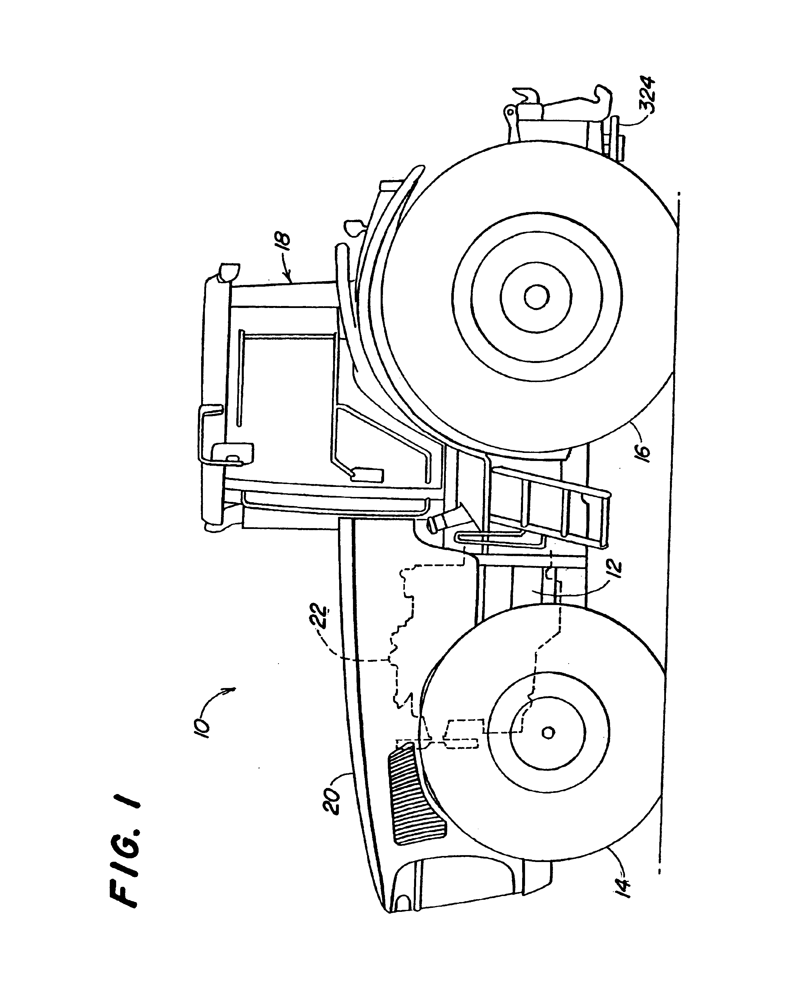Suspended drive axle and agricultural tractor with same