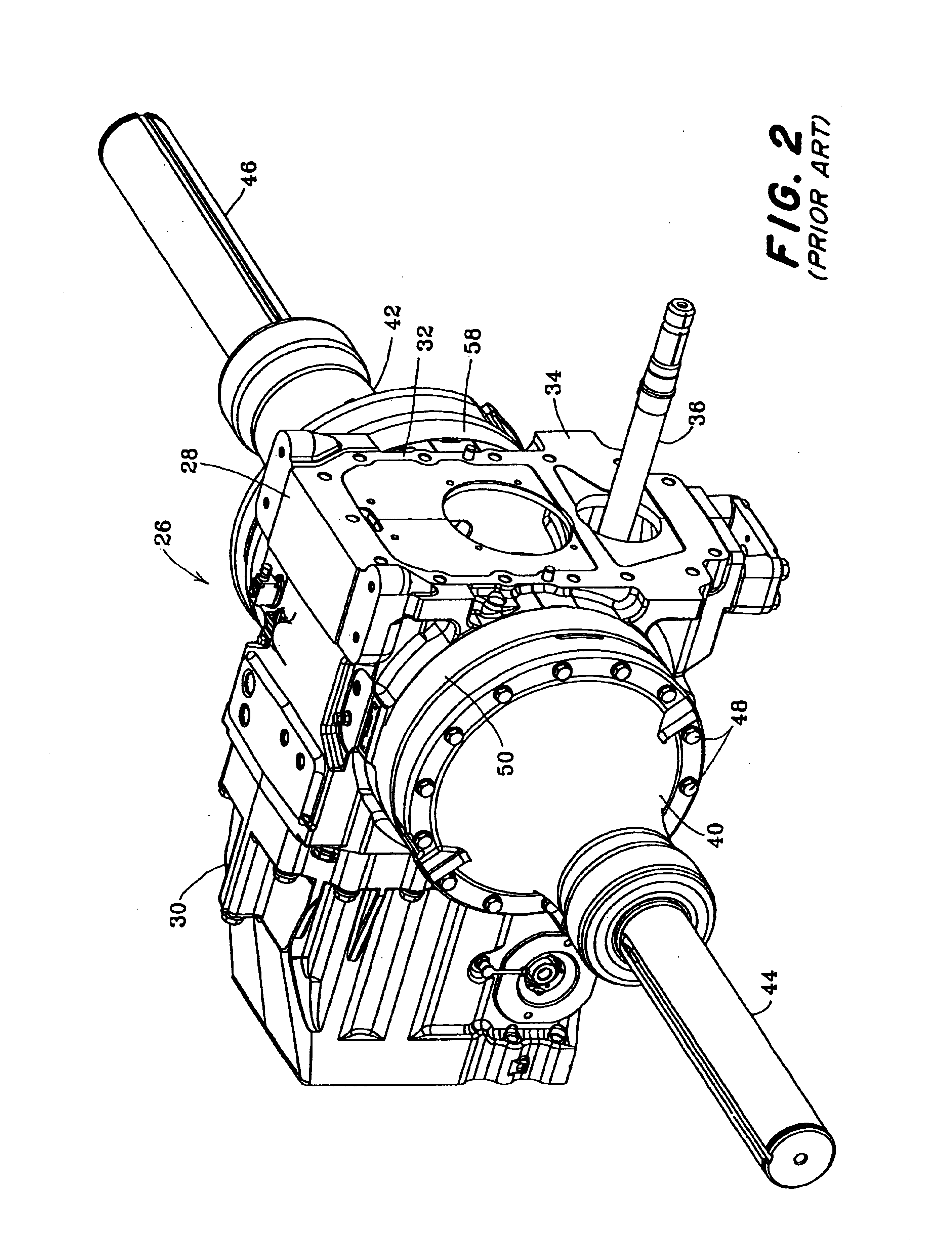 Suspended drive axle and agricultural tractor with same
