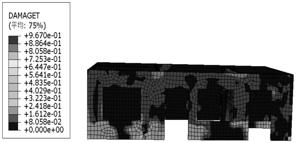 Rural real estate loss assessment method based on finite element analysis and geographic information