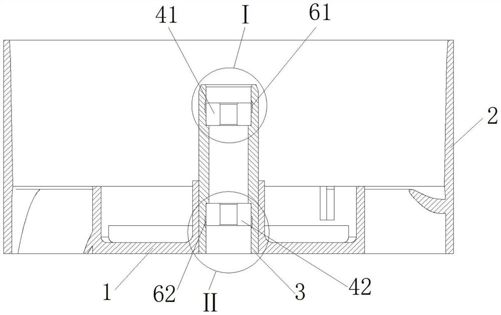 Middle pipe with annular groove structure and process for mounting middle pipe ball bearing