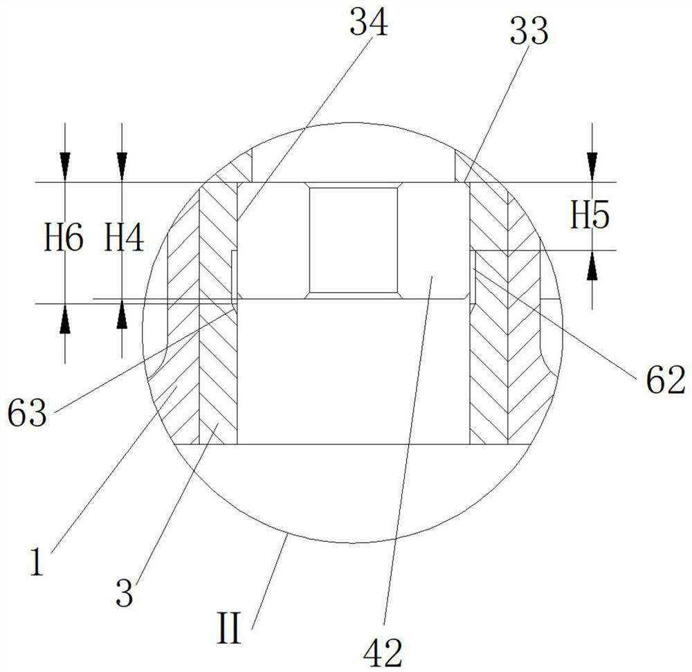 Middle pipe with annular groove structure and process for mounting middle pipe ball bearing