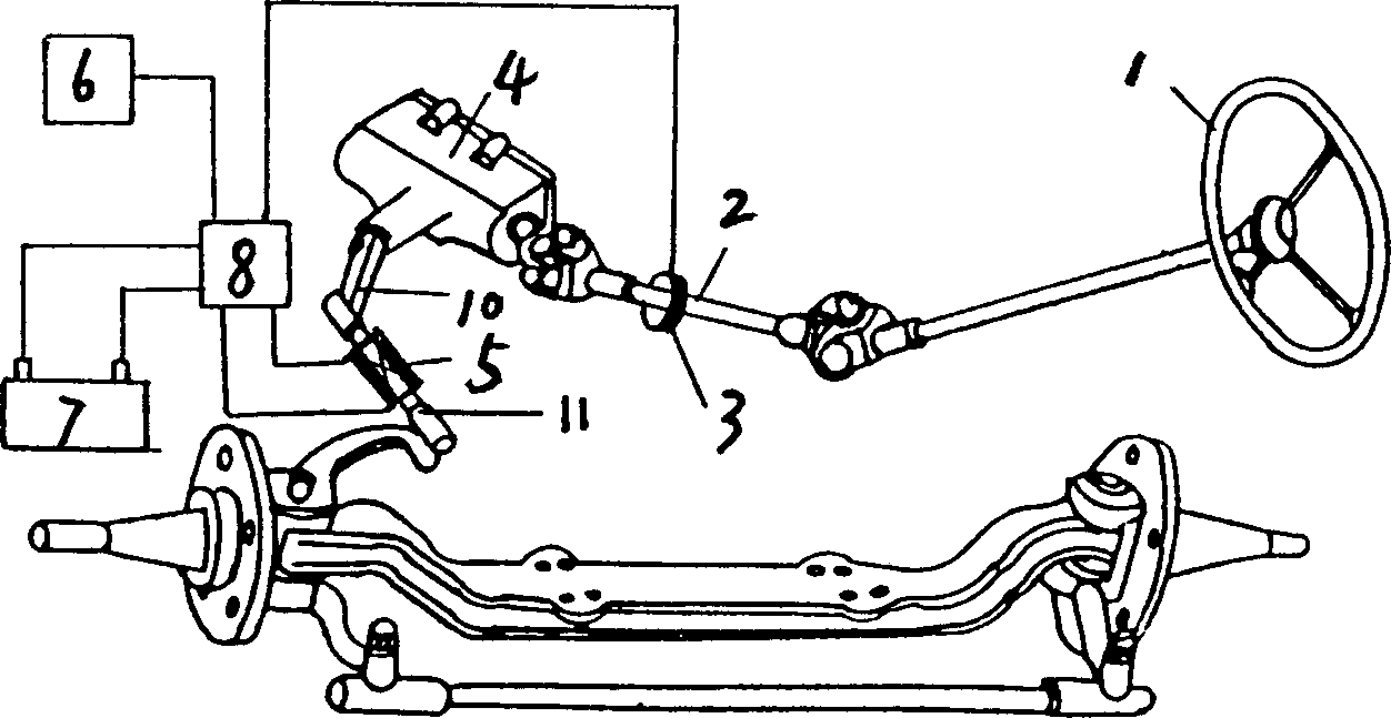 Electromagnetic steering booster of vehicle