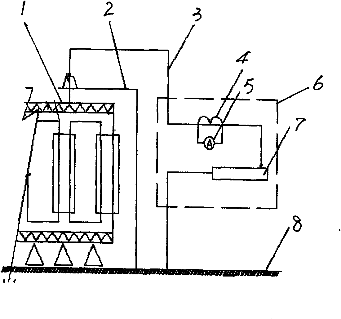 Online monitoring method of multipoint earthing of clamping piece of transformer