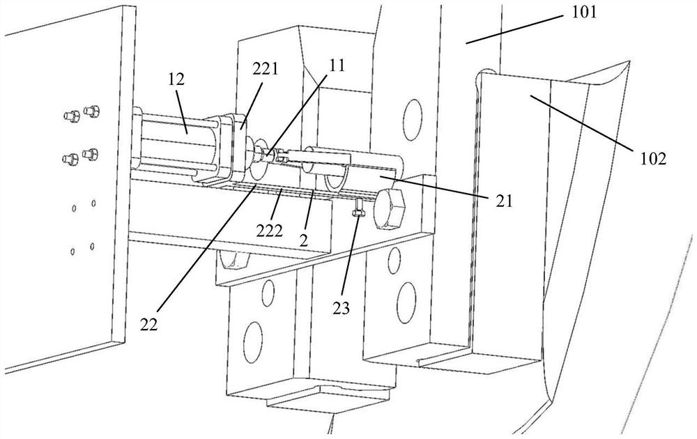 Automatic cold-installation device and method for positioning pins of inserts in stack internal components