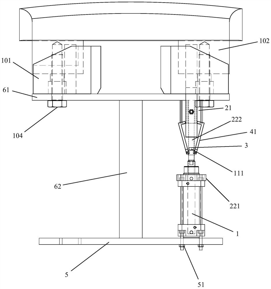 Automatic cold-installation device and method for positioning pins of inserts in stack internal components