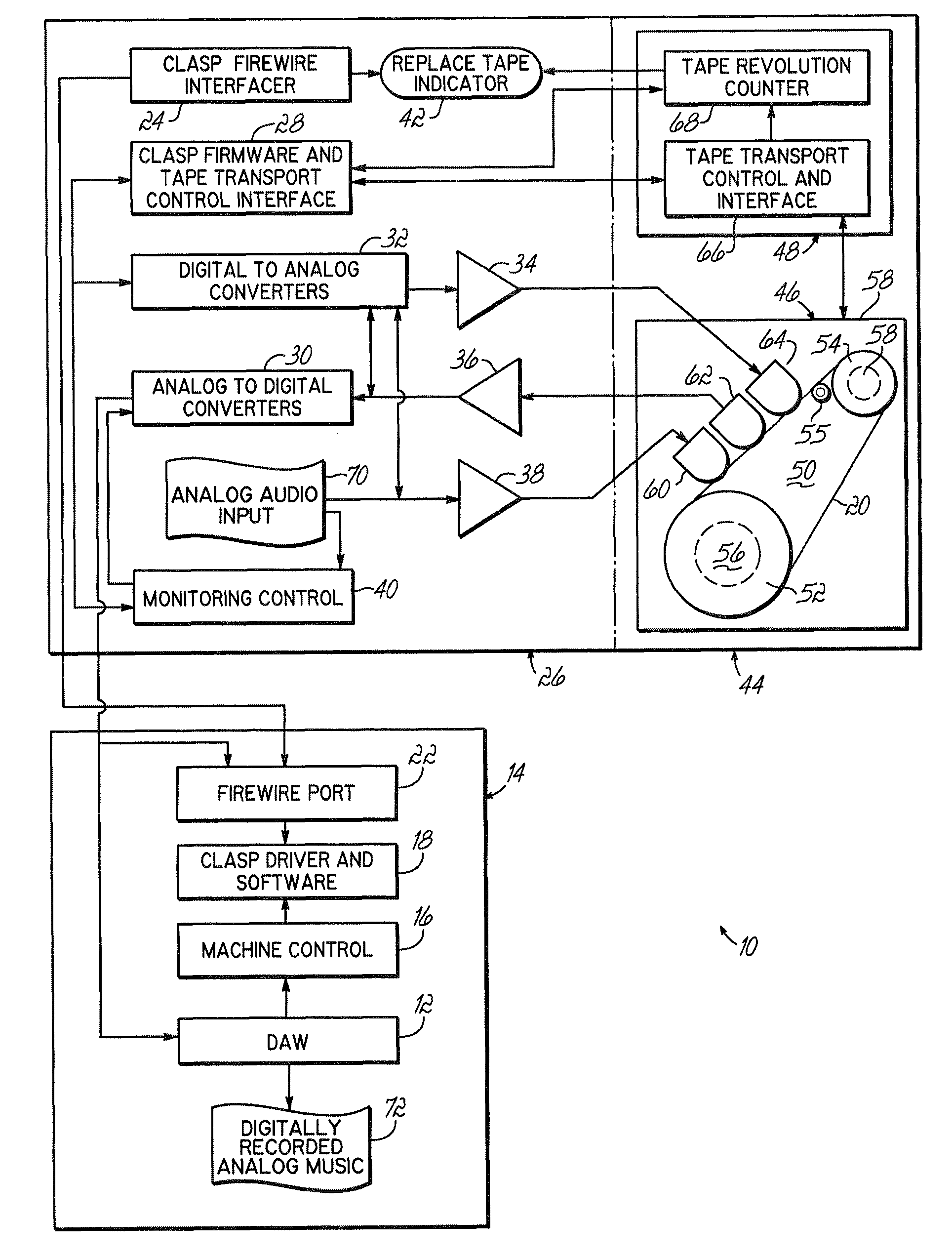 Closed loop analog signal processor (“CLASP”) system