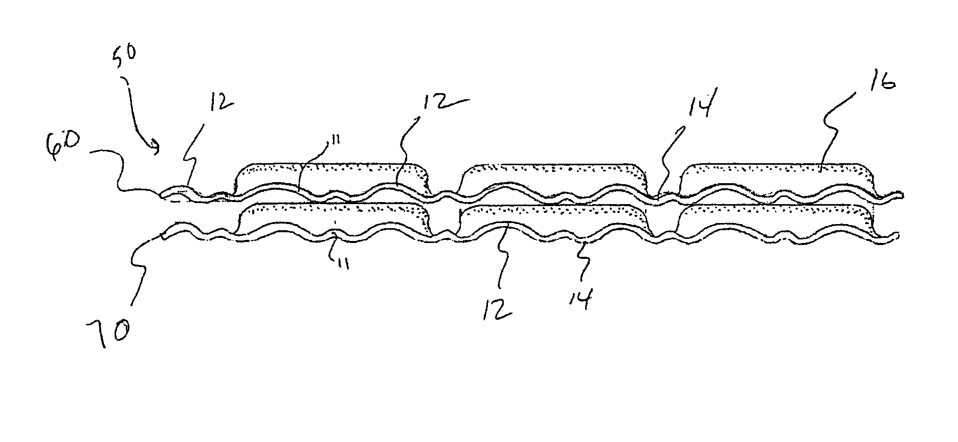 Method for reducing nesting in paper products and paper products formed therefrom