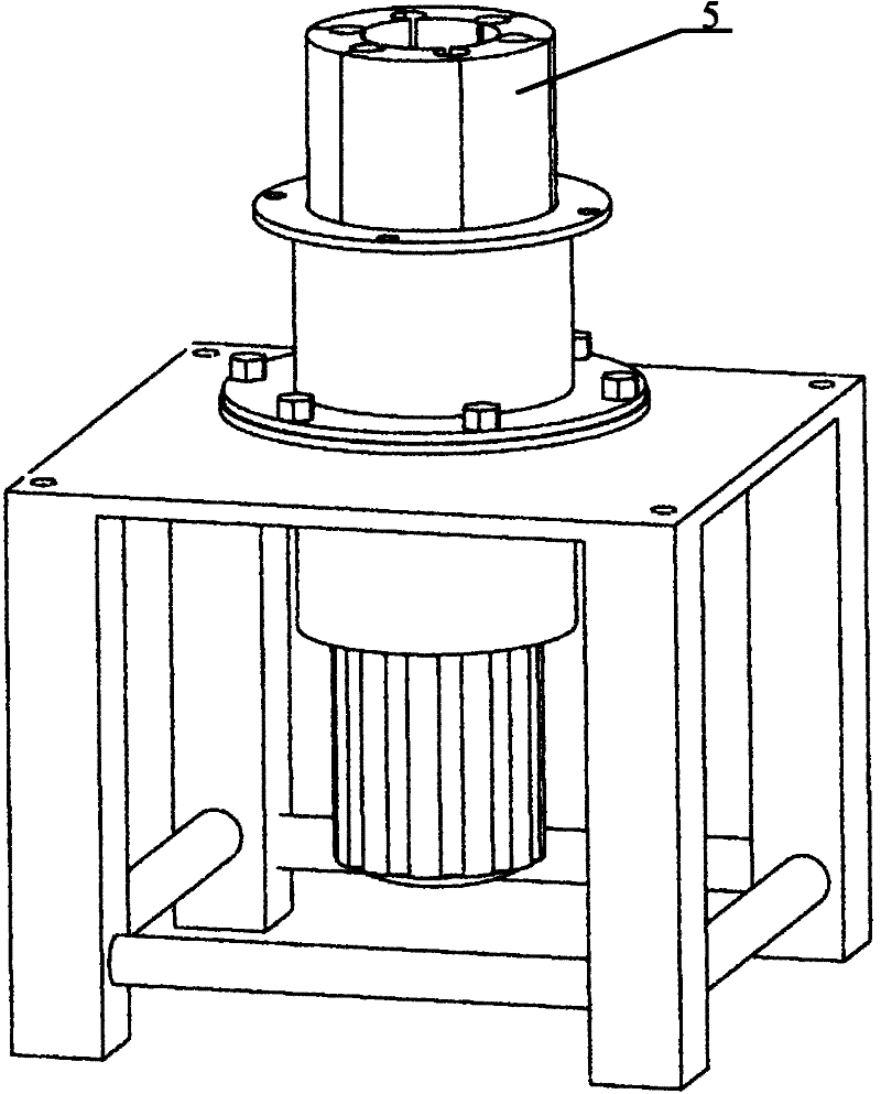 Gel centrifugal hard alloy bar forming machine and bar forming preparation method