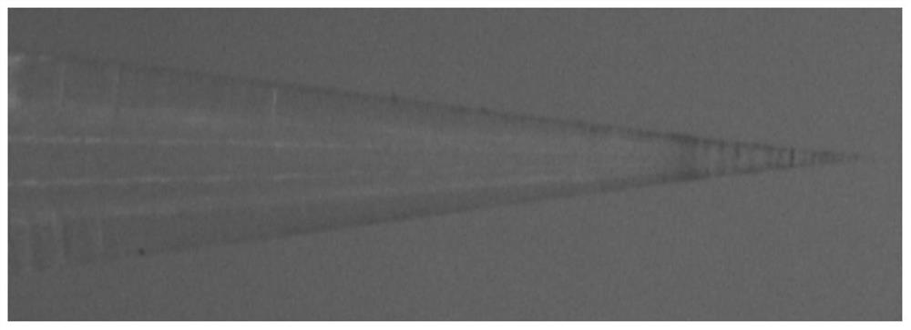 Method for preparing tapered fiber-optic SERS probe by laser-induced one-step pulling method