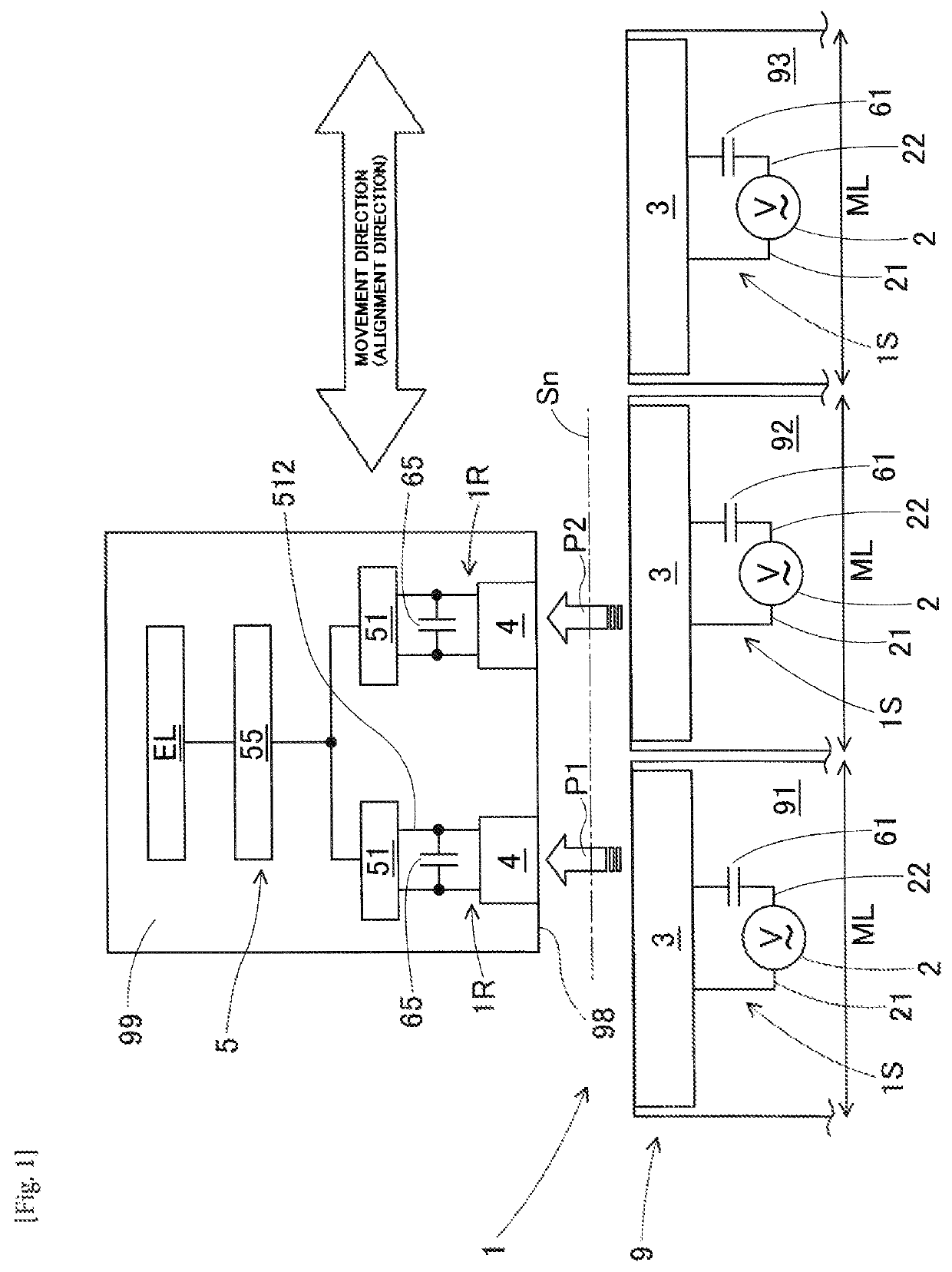 Non-contact power feeding coil and non-contact power feeding system