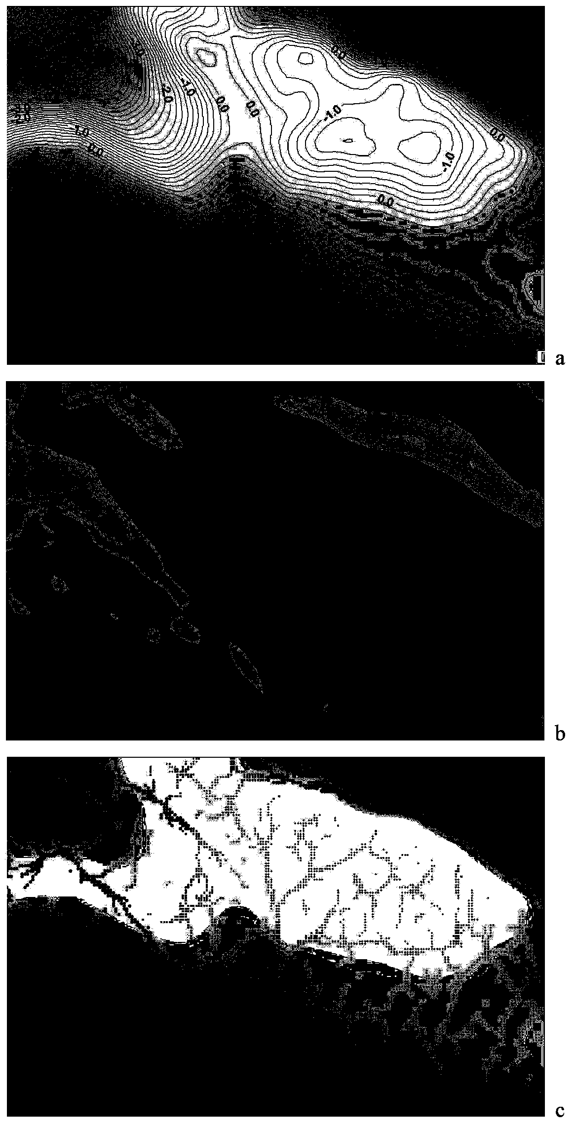Method for recognizing small fracture through gravity