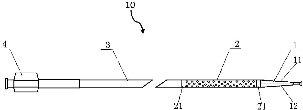 Inner-core-free thrombolytic catheter