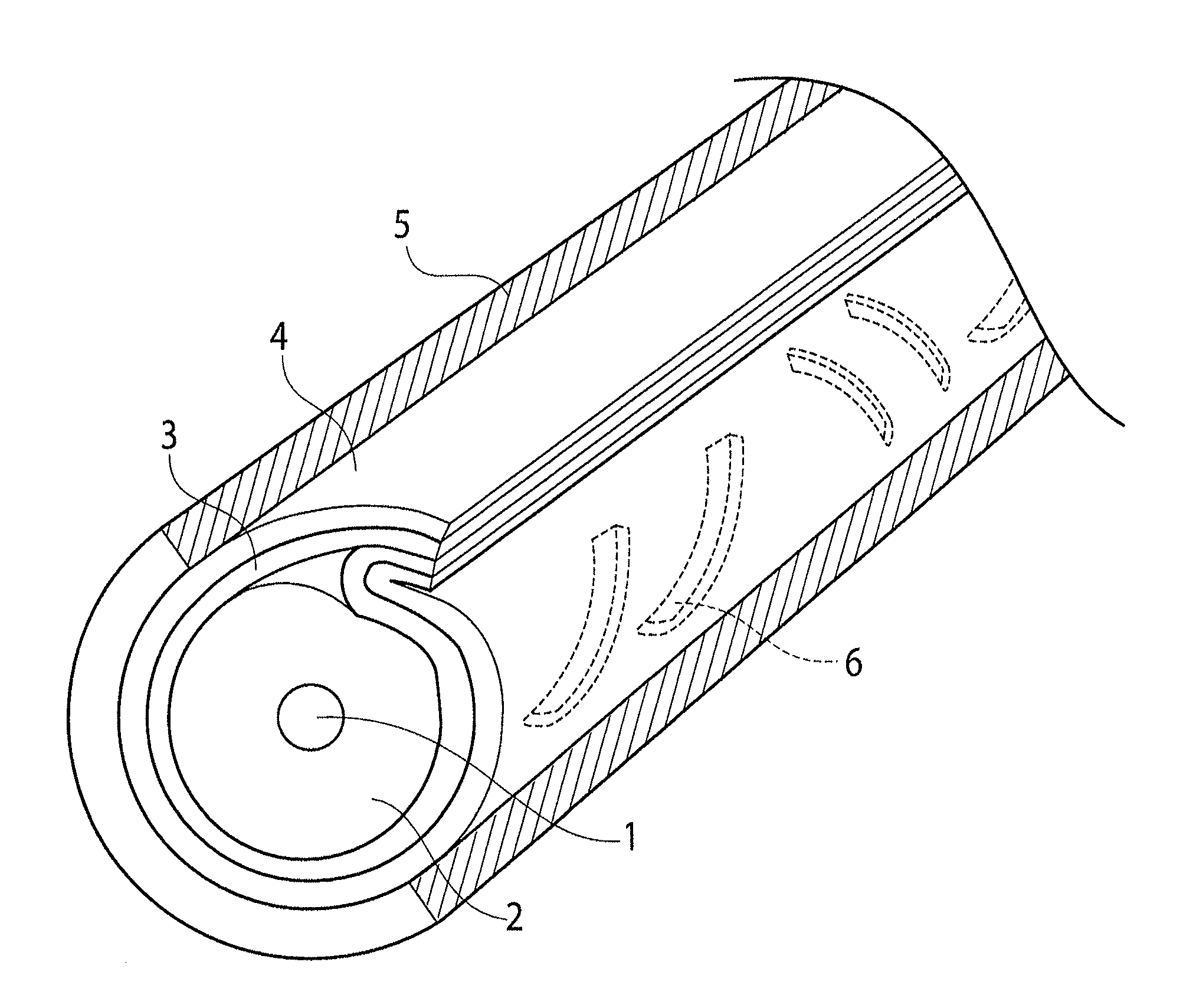 Leaky coaxial cable